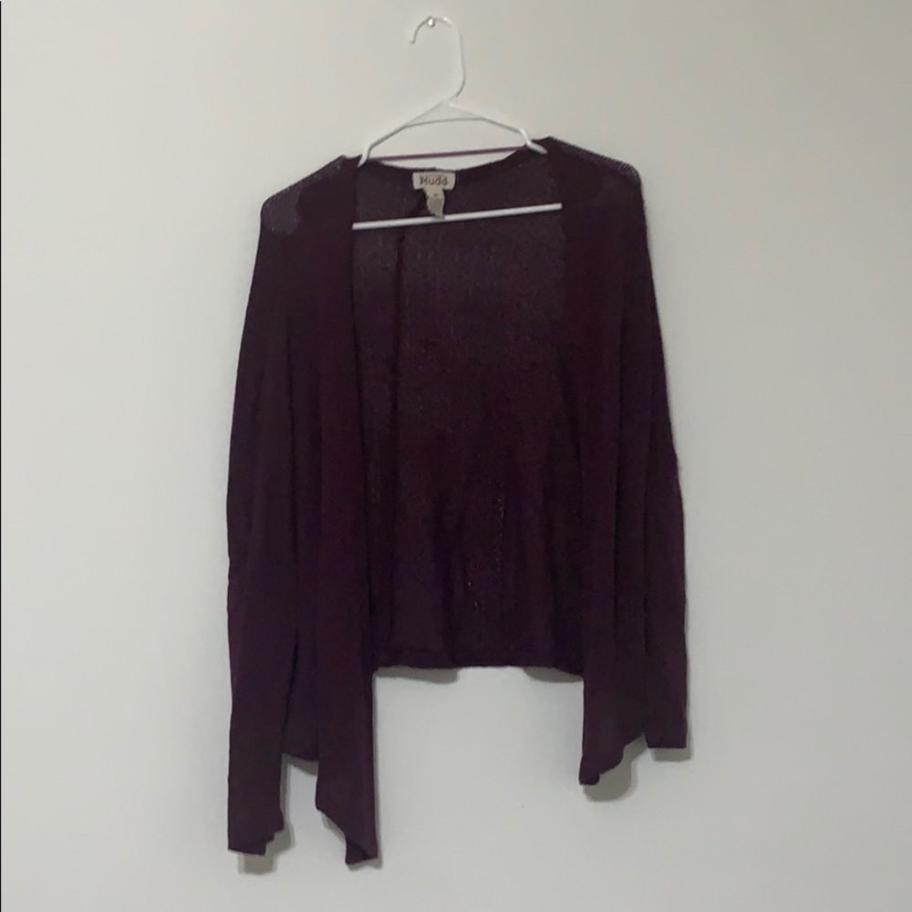Deep Purple Cardigan
